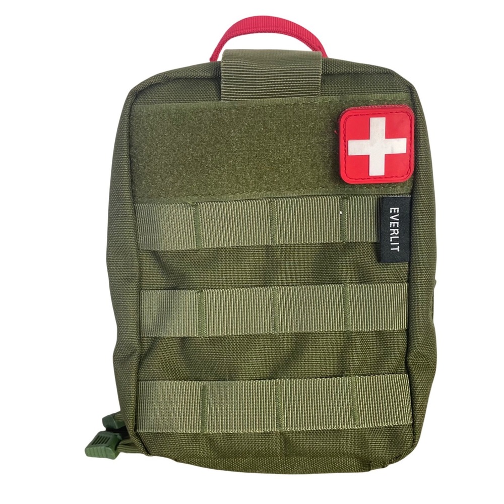 Everlit Tactical IFAK Pouch Olive Drab MOLLE Medical First Aid Bag EDC